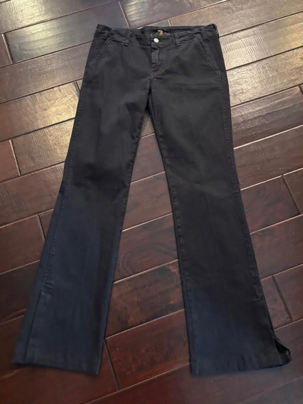 7 For All Mankind Black Wash Women's Jeans - Size 29